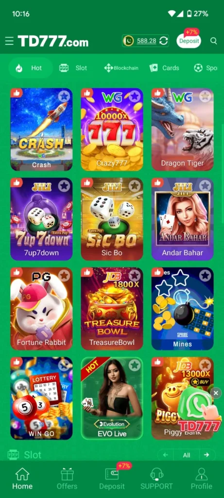 TD 777 Game