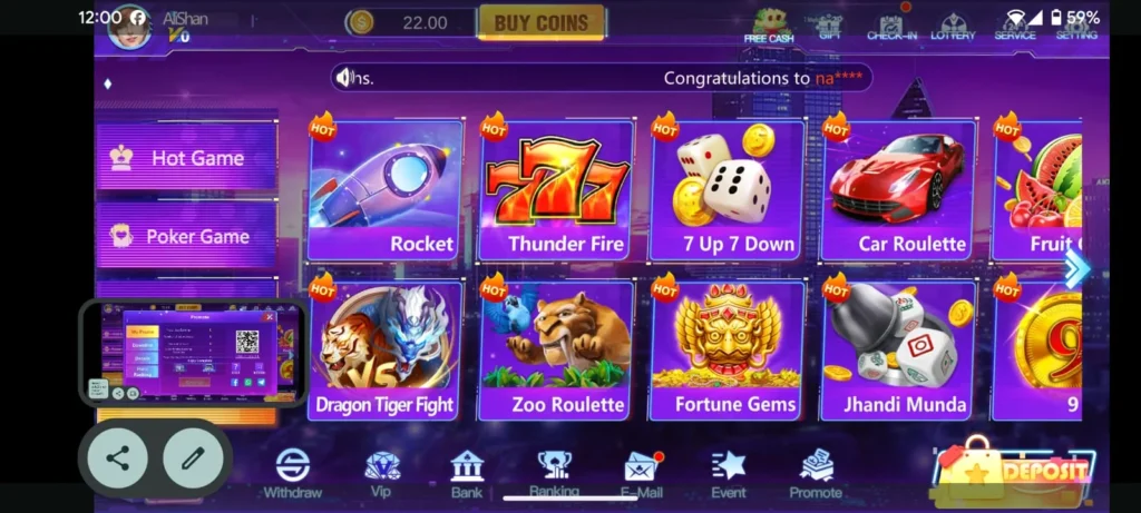 Luck22 Game