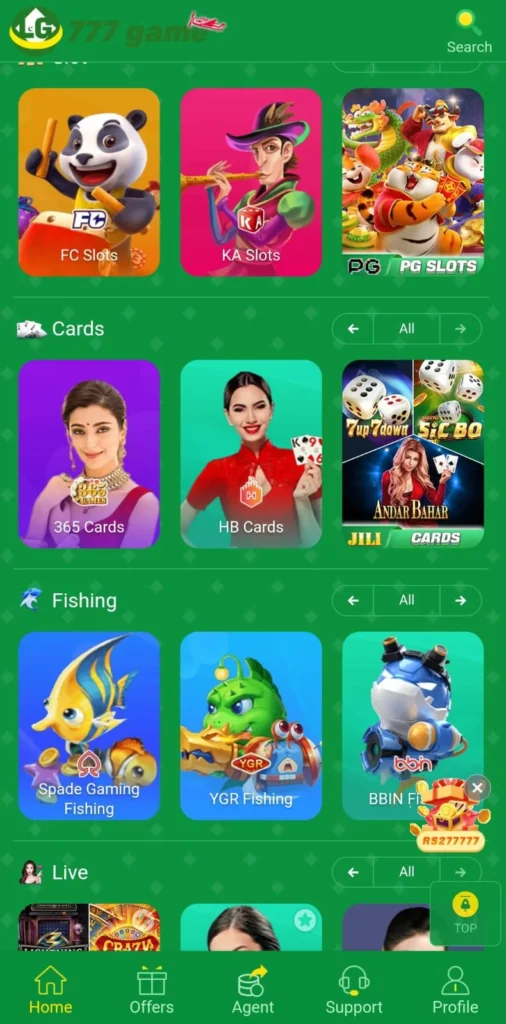 LG777 Game