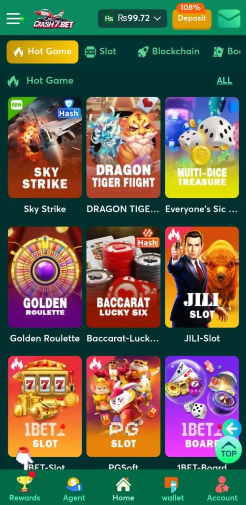 Crash7 Game Apk
