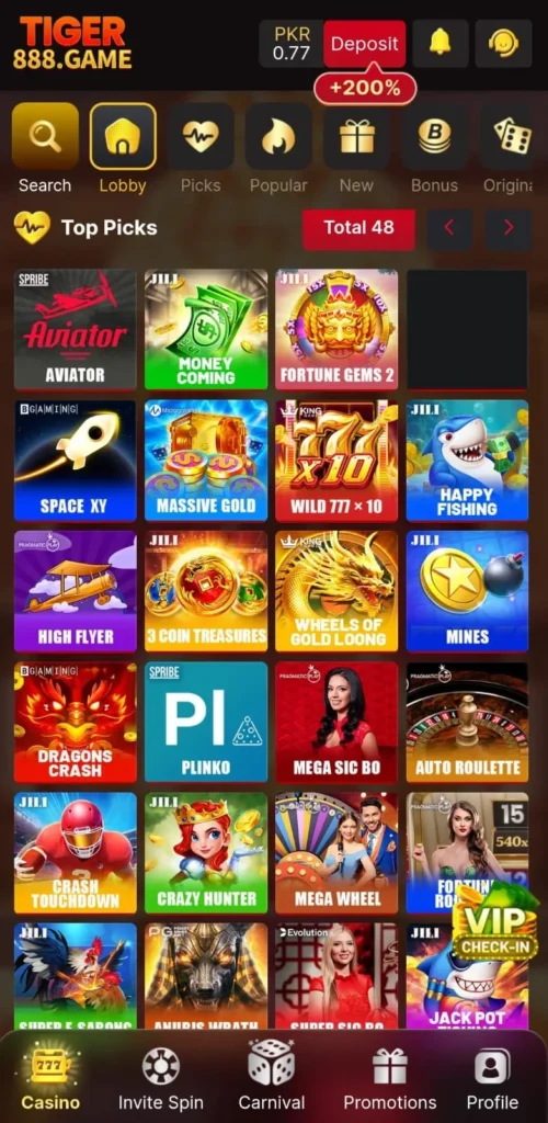 Tiger888 Game