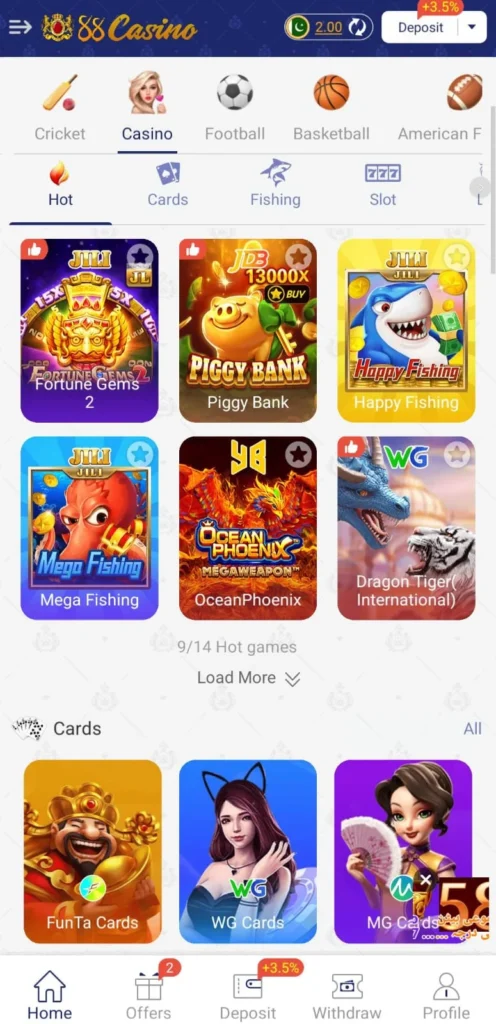88 Casino Game Download