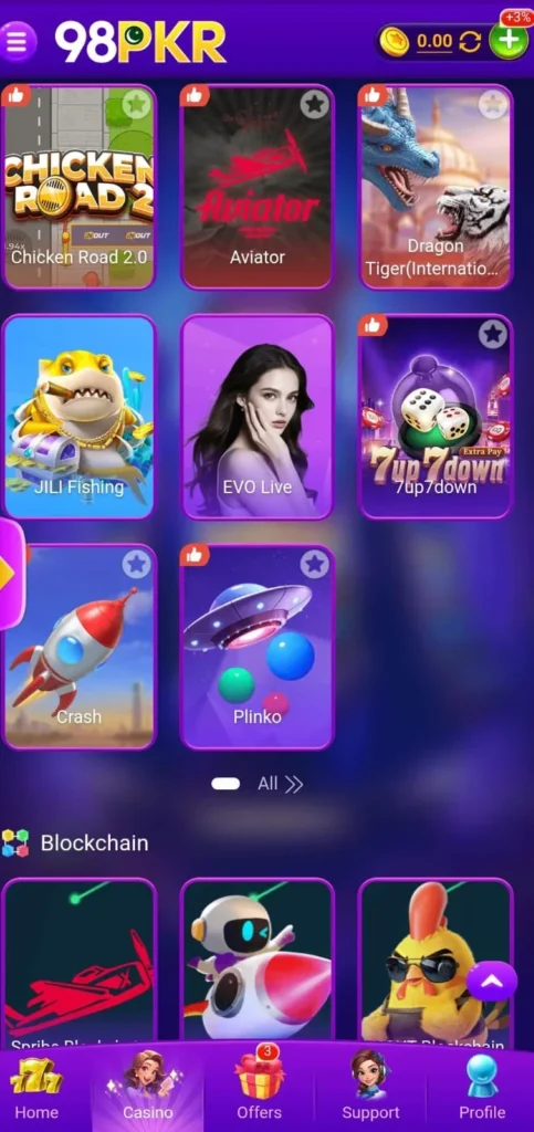 98PKR Game apk